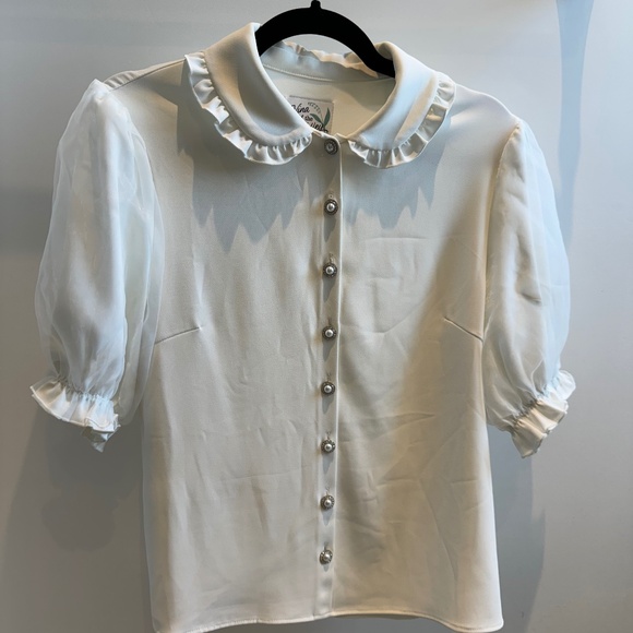 Vina of the Valley Blouse - Picture 1 of 7